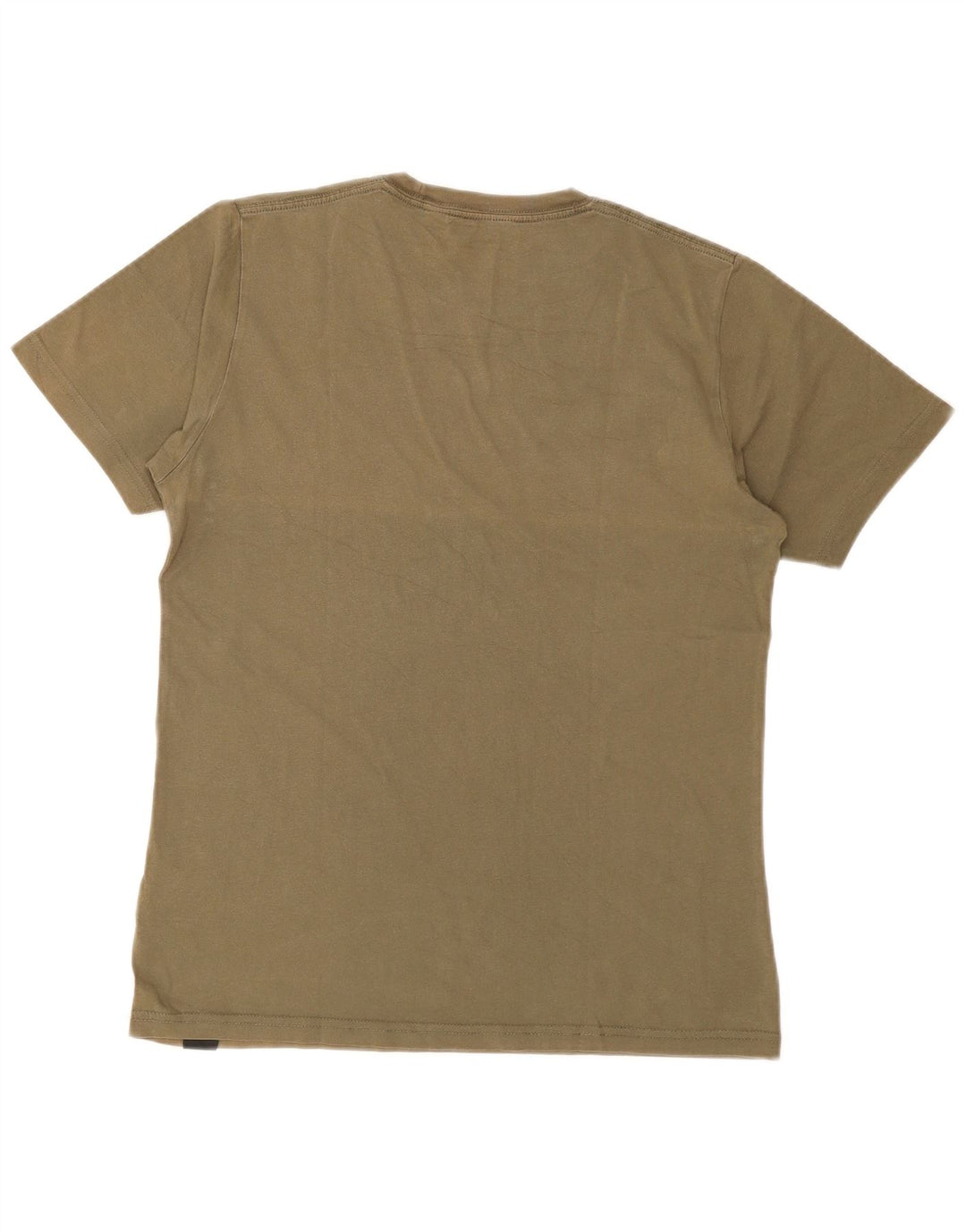 Dickies Mens T-Shirt Top Small Khaki Cotton