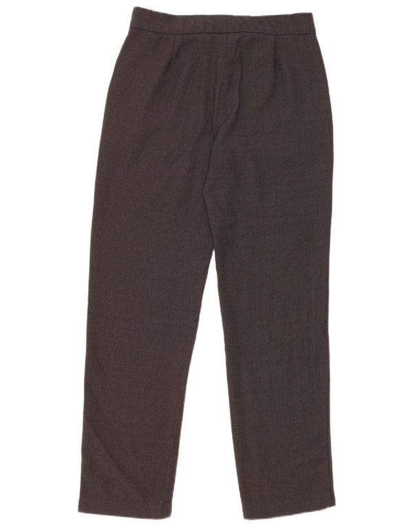 Женские прямые костюмные брюки Marks & Spencer UK 8, маленькие W26 L28, черные