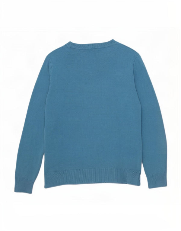 Marks & Spencer Womens Boat Neck Jumper Sweater UK 14 Large Turquoise