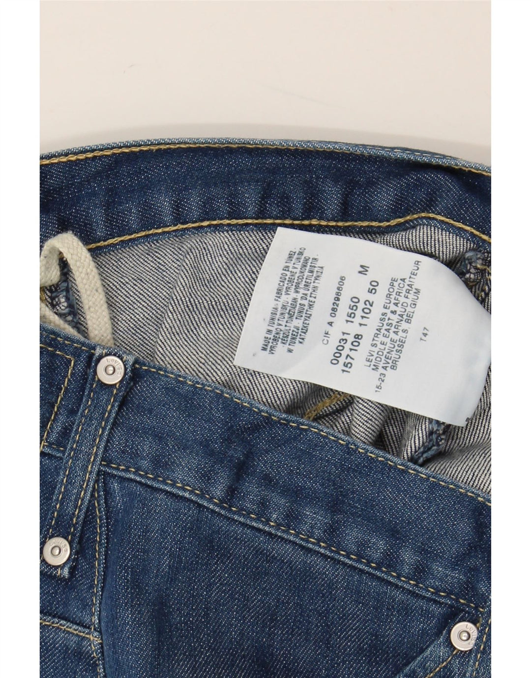 LEVI'S Womens Denim Shorts Medium W30  Blue Cotton