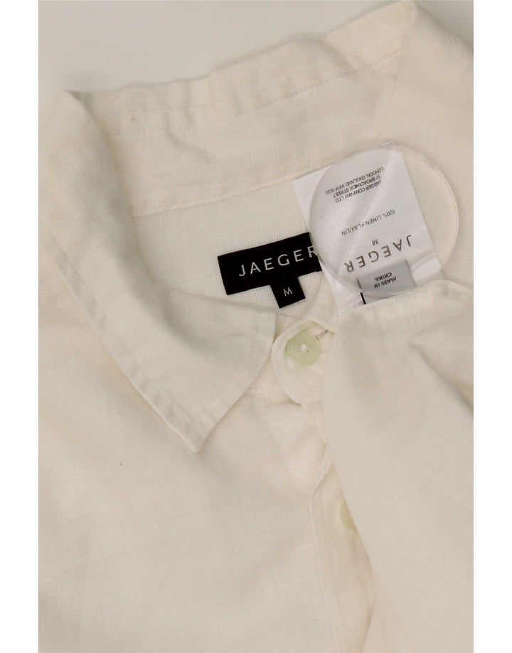 Jaeger Herreskjorte Medium Hvid Linned