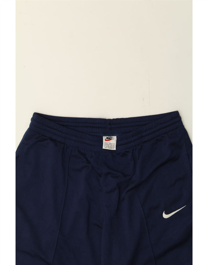 NIKE Mens Tracksuit Trousers Small  Navy Blue Vintage Nike and Second-Hand Nike from Messina Hembry 