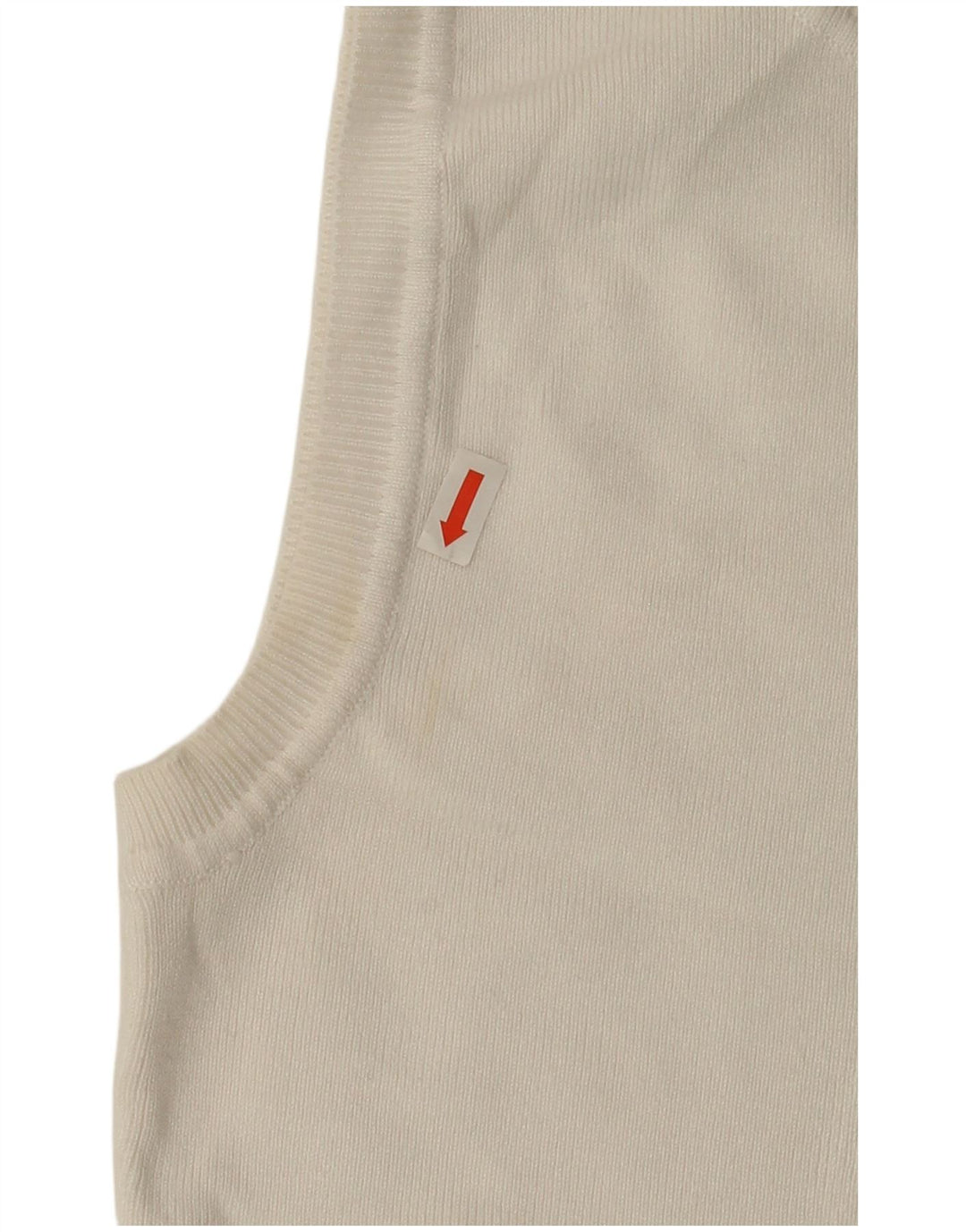 Zara Womens Crop Vest Top UK 12 Medium White Viscose