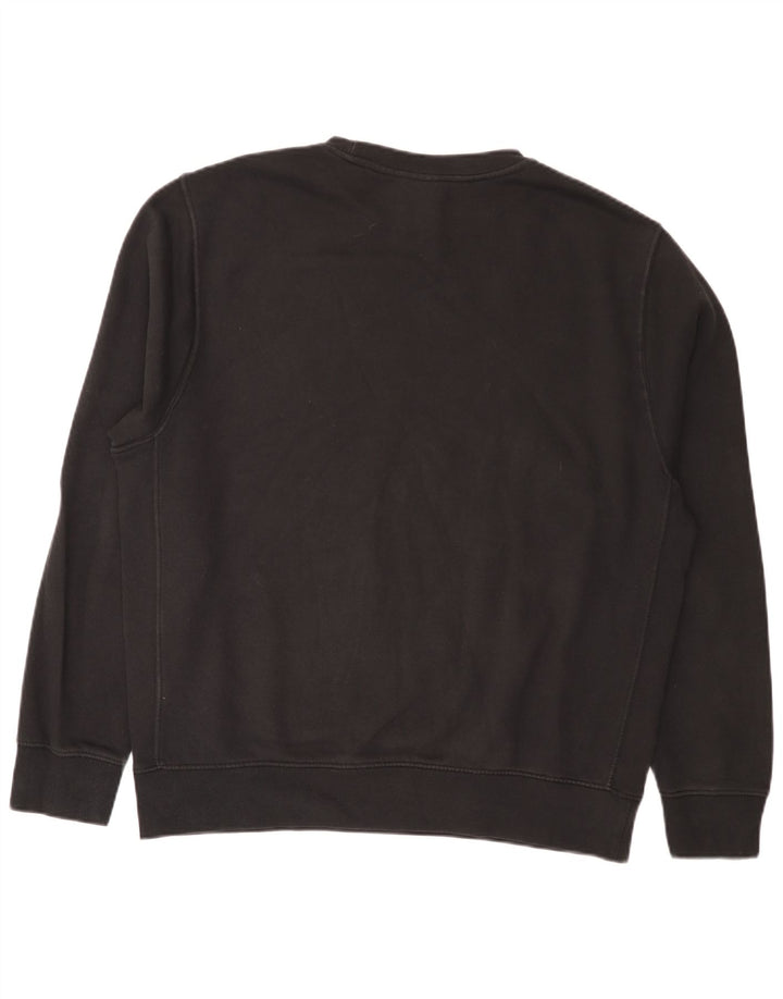Nike Mens Graphic Regular Fit Sweatshirt Jumper Large Black Cotton