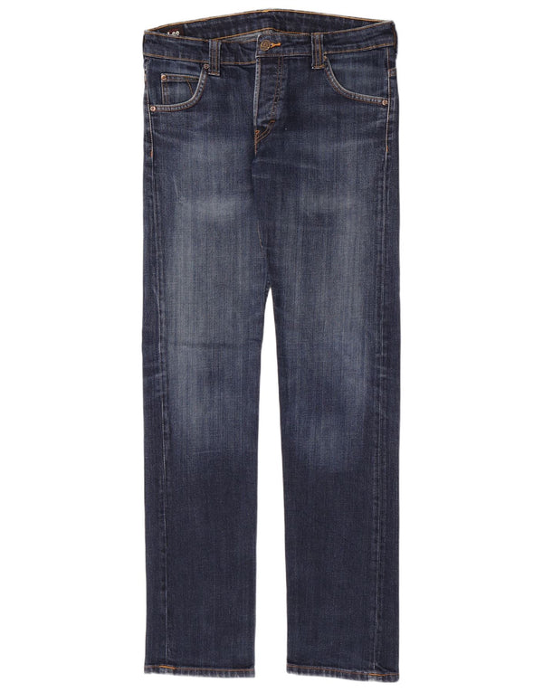 Lee Mens Powell Slim Jeans W32 L34 Azul Marinho Algodão