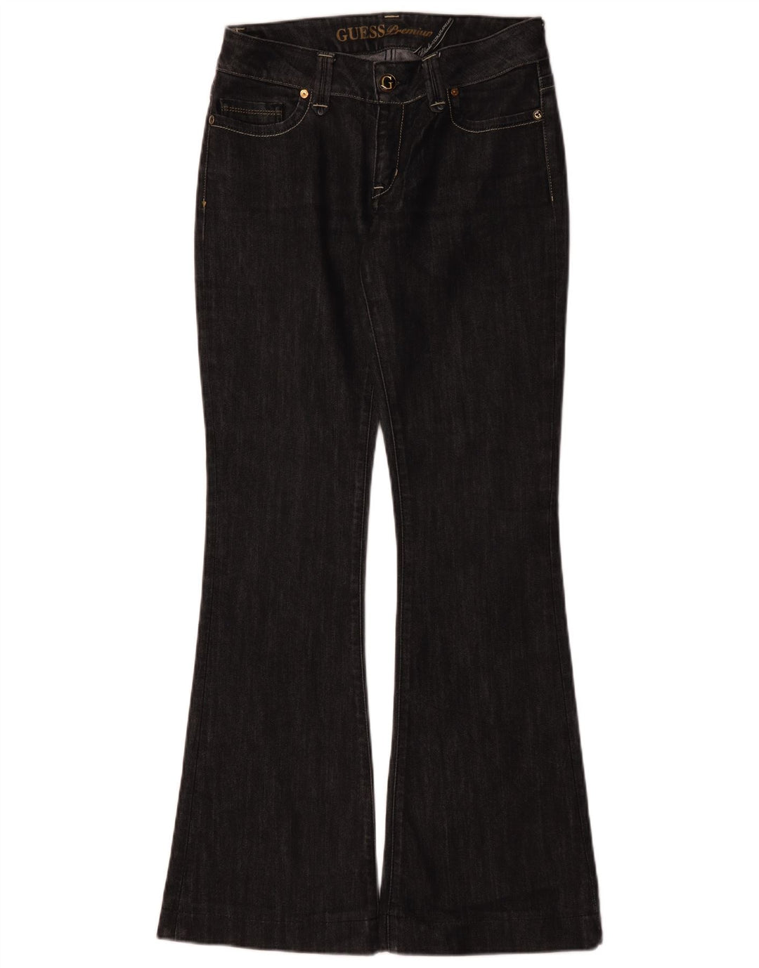 Guess Dame Flared Jeans W29 L32 Sort Bomuld