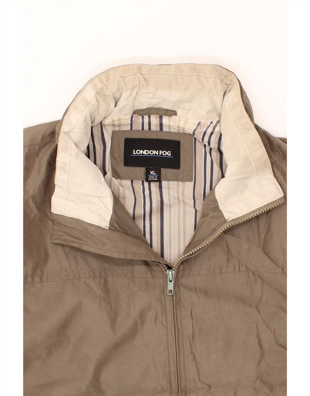 LONDON FOG Mens Rain Jacket UK 42 XL Grey Polyester Vintage London Fog and Second-Hand London Fog from Messina Hembry 