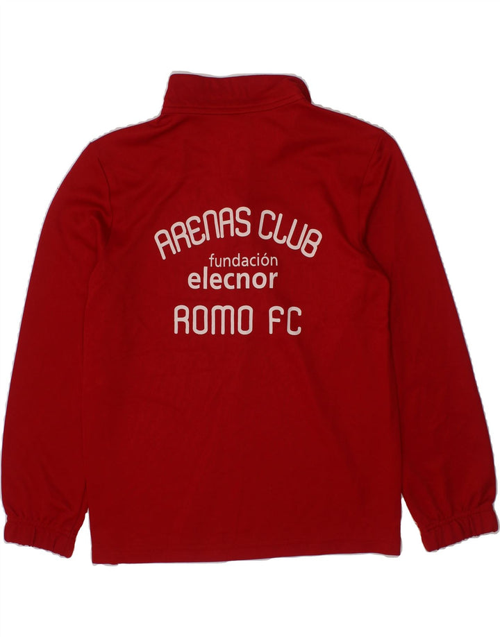 ADIDAS Boys Climalite Graphic Pullover Tracksuit Top 7-8 Years Red Vintage Adidas and Second-Hand Adidas from Messina Hembry 
