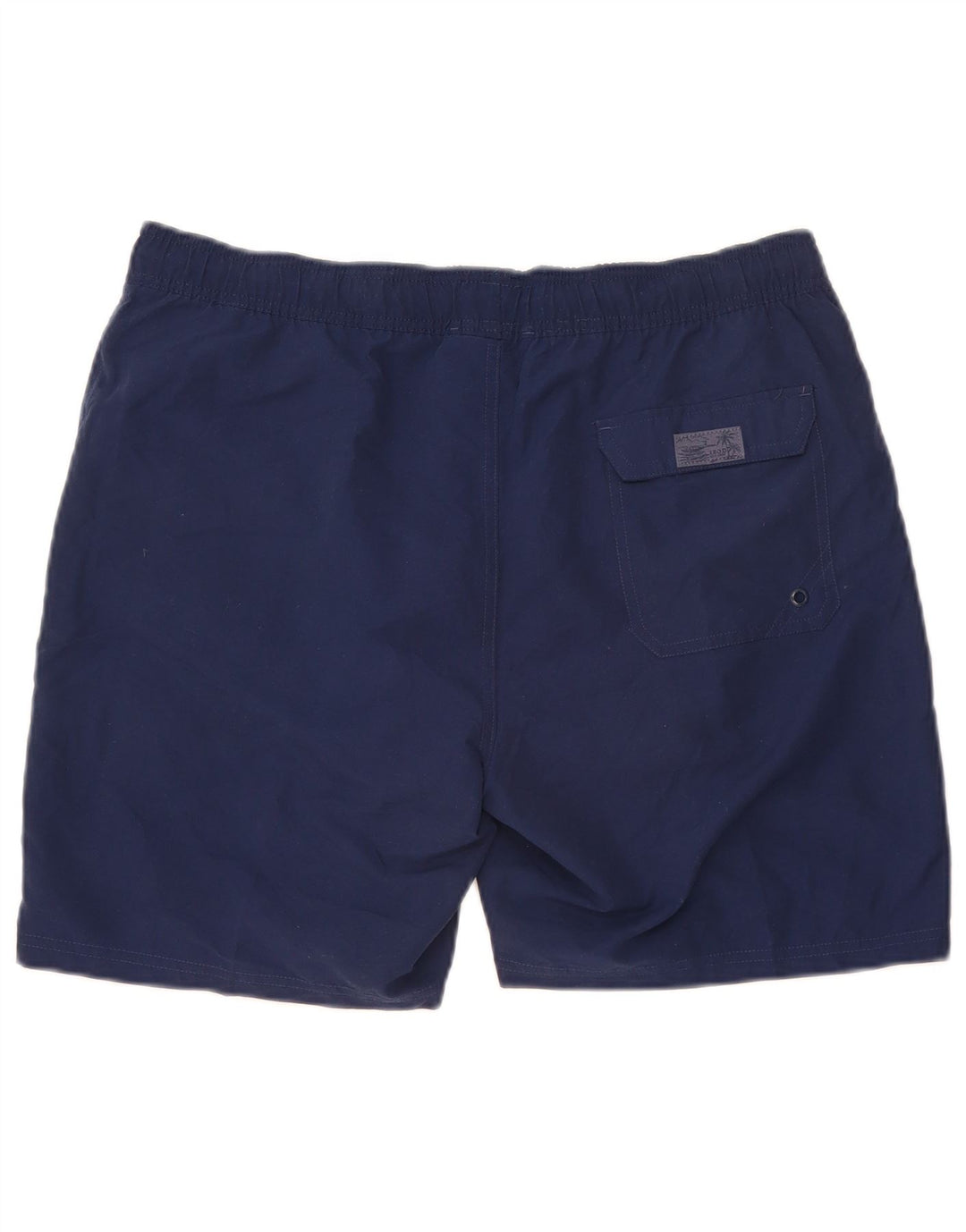 Izod Mens Slim Fit Swimming Shorts Large Navy Blue Polyester