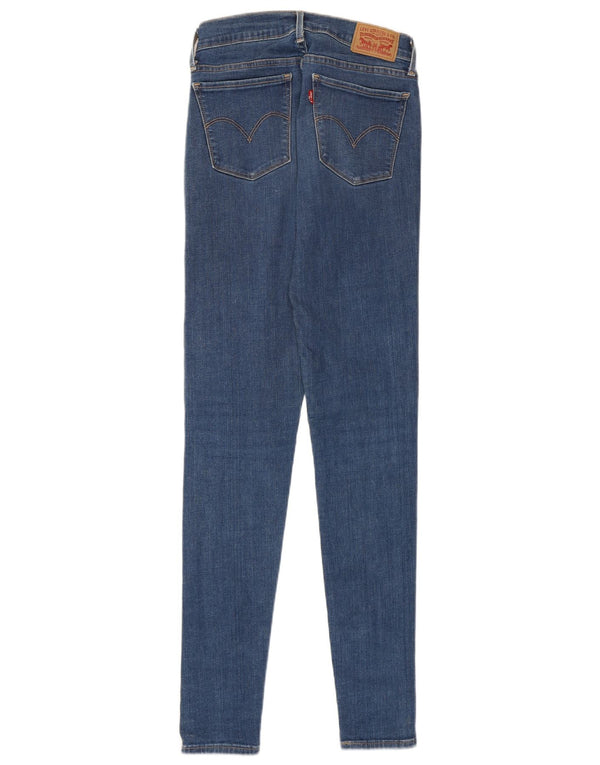 Jeans Levi's da donna 710 super skinny W26 L32 cotone blu