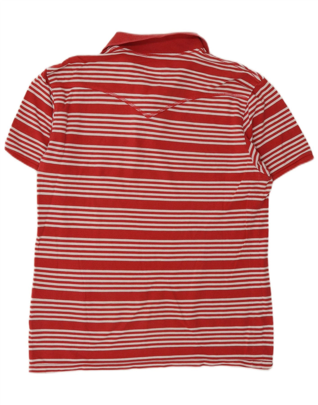 Polo Levi's da uomo in cotone a righe rosse medie