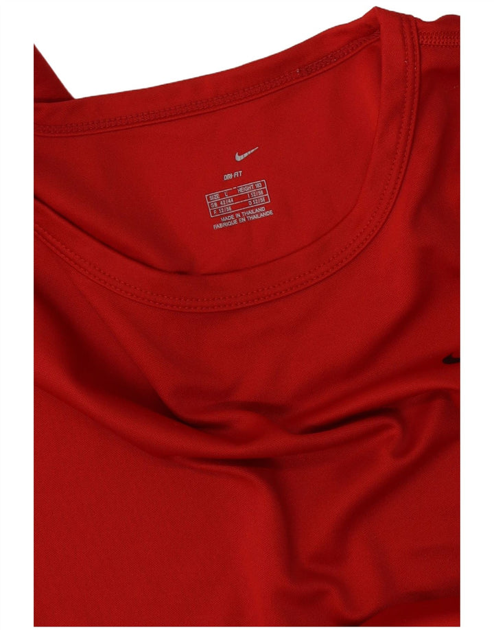 Nike Mens Dri Fit T-Shirt Top Large Red