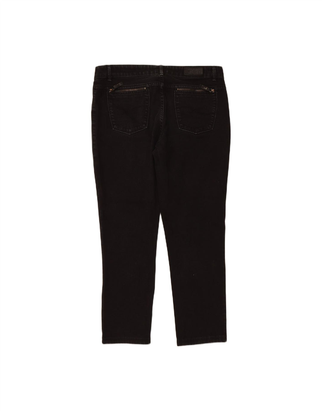 TRUSSARDI Womens Slim Jeans W33 L27 Black Cotton Vintage Trussardi and Second-Hand Trussardi from Messina Hembry 