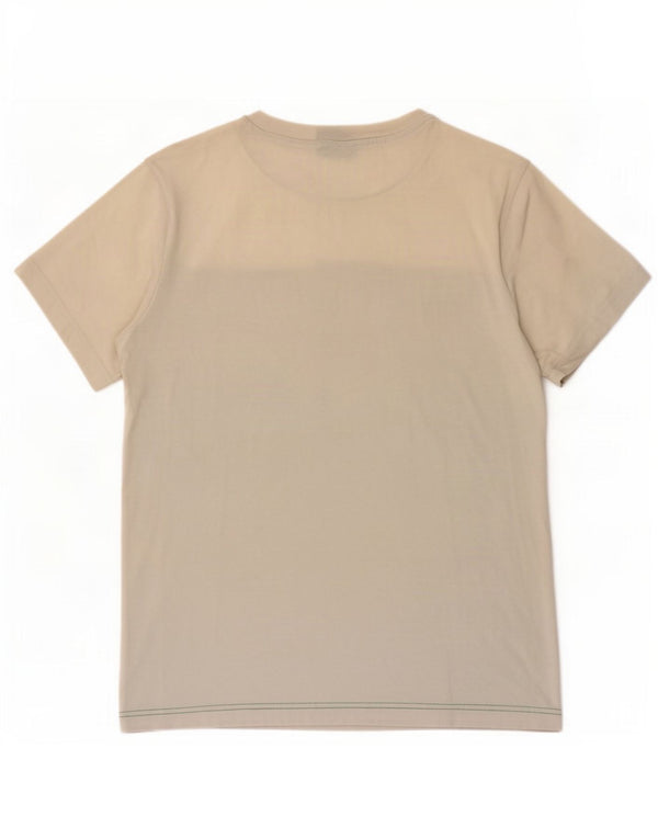 Champion Mens Graphic T-Shirt Top Small Off White Colourblock
