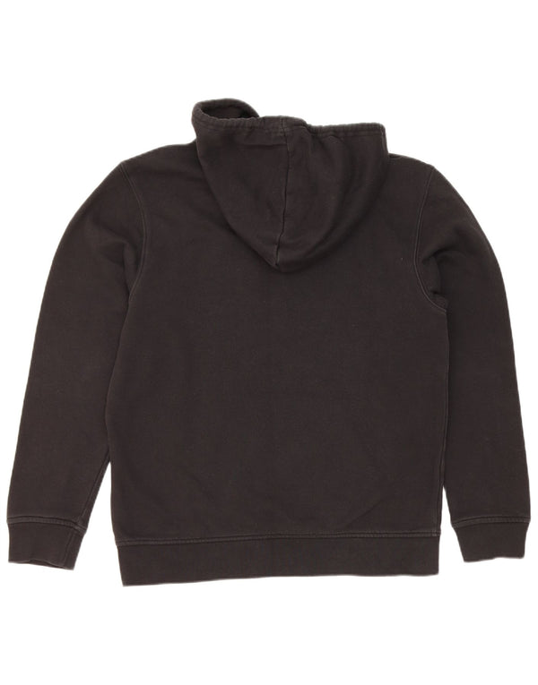 Felpa con cappuccio oversize da donna Adidas UK 8 Small in cotone nero