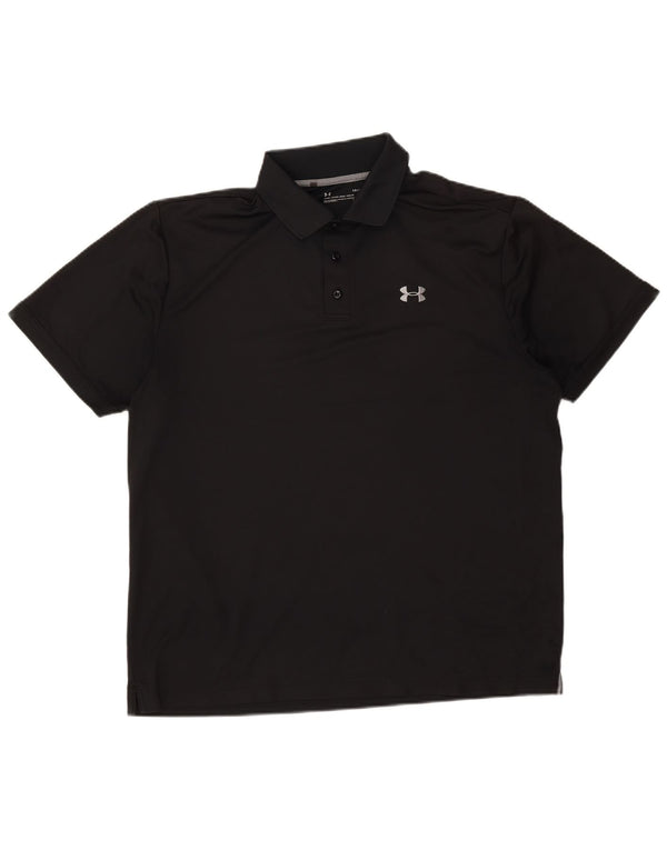 Polo Under Armour da uomo Heat Gear Large nera