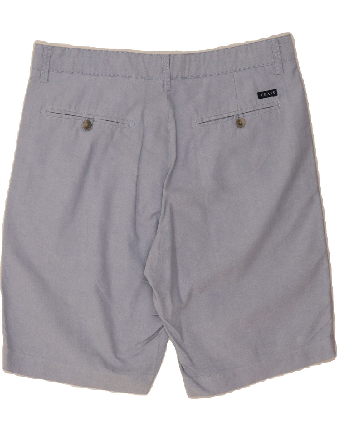 CHAPS Mens Chino Shorts W34 Large  Blue Cotton Vintage Chaps and Second-Hand Chaps from Messina Hembry 