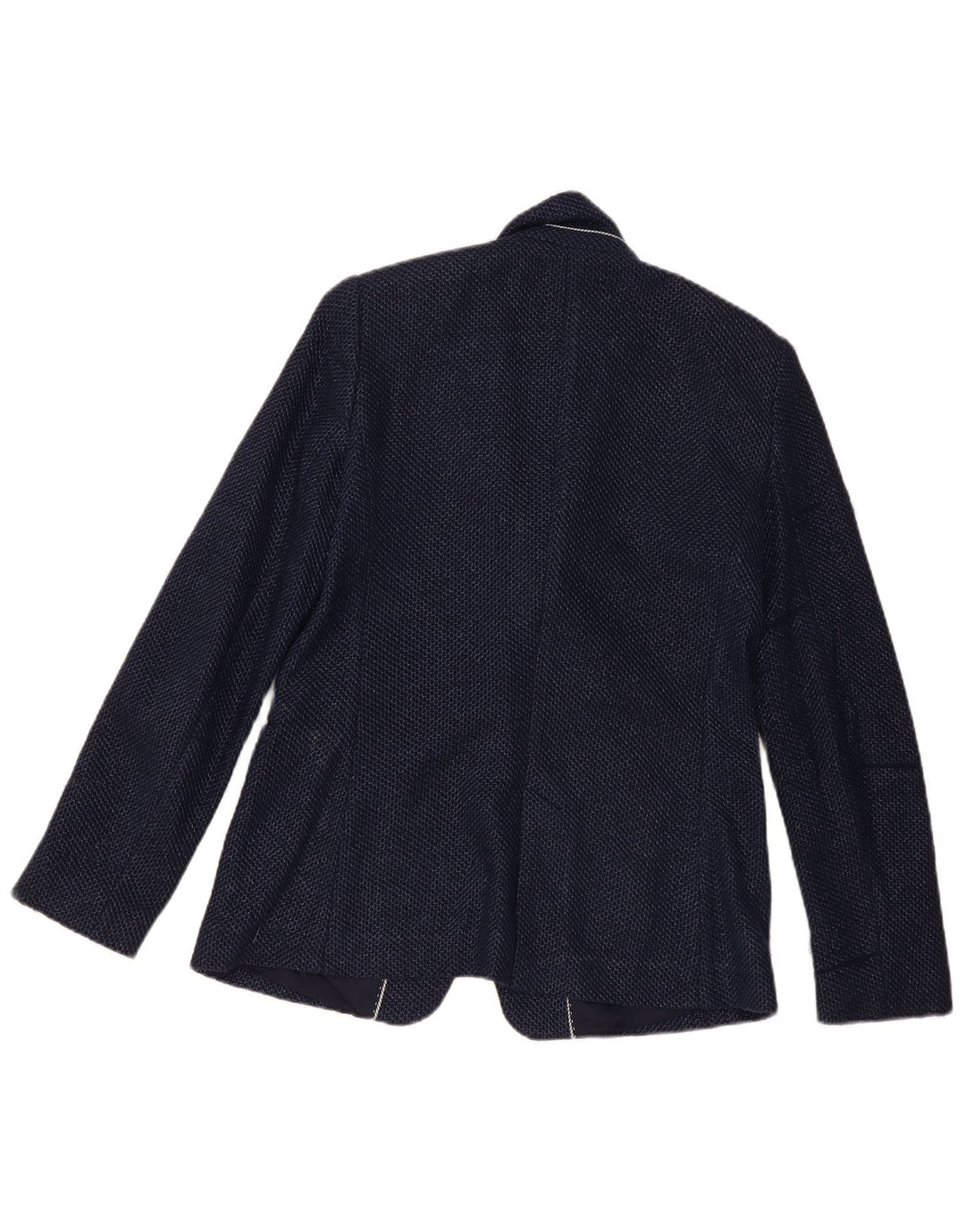 Jaqueta blazer feminina Massimo Dutti com 1 botão UE 40 algodão azul marinho médio