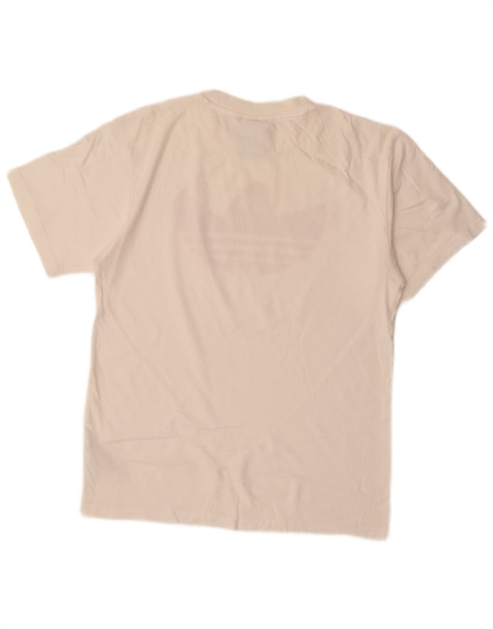 Adidas T-shirt graphique pour hommes, petit, blanc