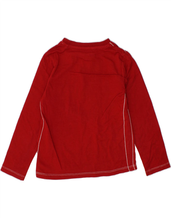 GUESS Boys Graphic Top Long Sleeve 2-3 Years Red Cotton Vintage Guess and Second-Hand Guess from Messina Hembry 