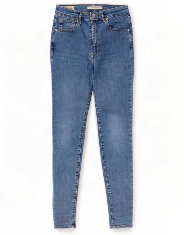 Levi's Womens Mile High Super Skinny Jeans W27 L30 Blue Cotton