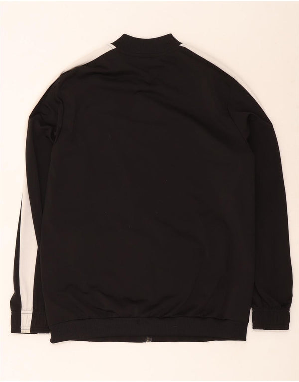 Puma Mens Tracksuit Top Jacket Medium Black Colourblock Polyester