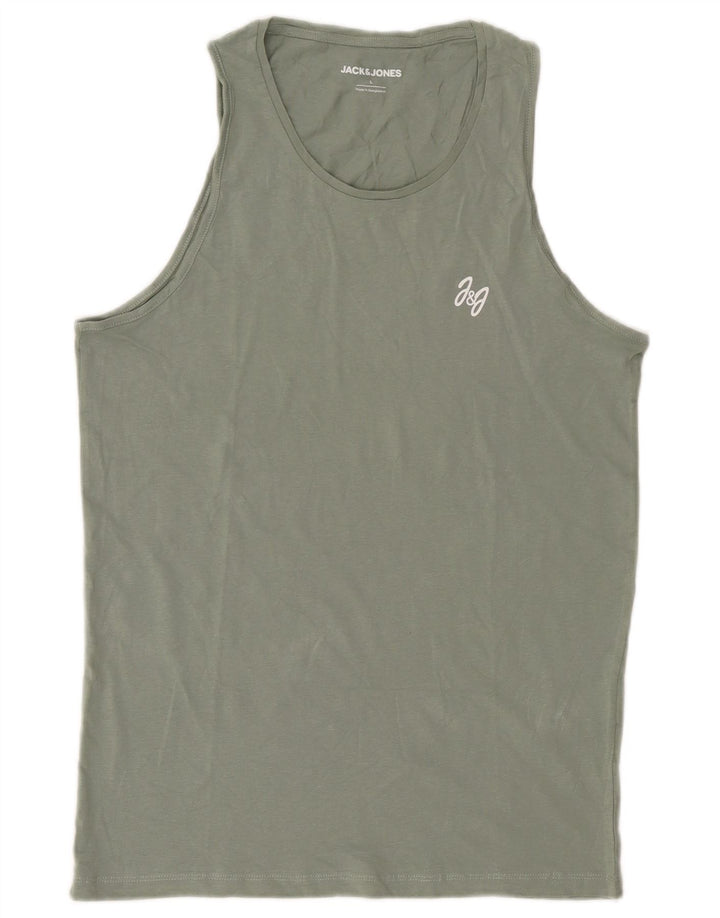 Jack & Jones Herrevest Top Stor Khaki Bomuld