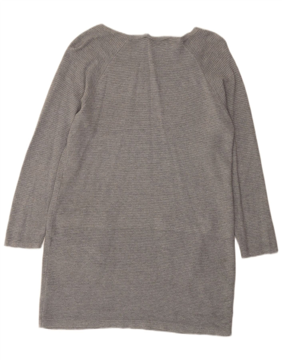 Marks & Spencer Womens Oversized Jumper Dress UK 10 Small Grey Viscose