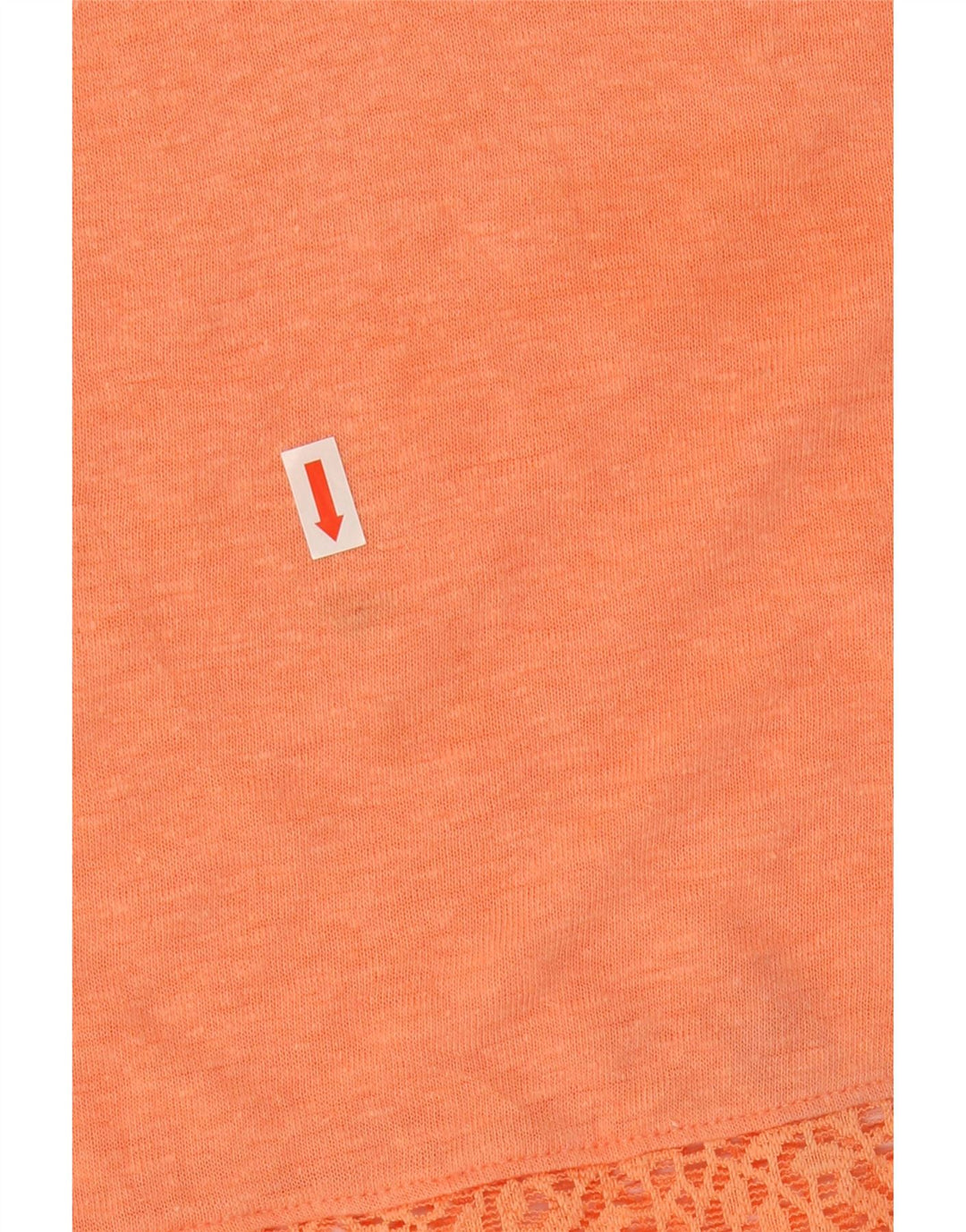 Marks & Spencer Womens Crop Oversized T-Shirt Top UK 10 Small  Orange