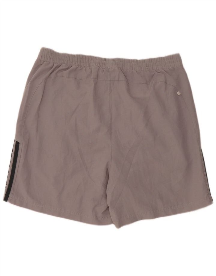 Pantaloni scurți sport pentru bărbați Adidas, gri mediu, poliester