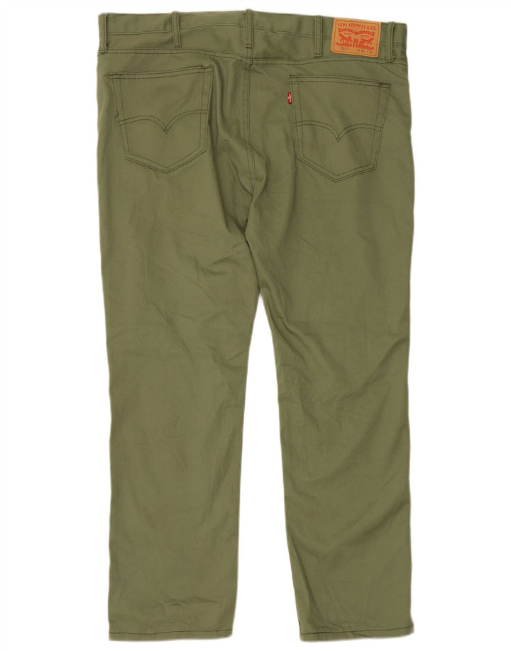 Levi's Uomo 511 Pantaloni Casual Slim W40 L30 Poliestere Verde