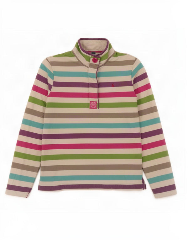 Joules Womens Sweatshirt Jumper UK 12 Medium Multicoloured Striped