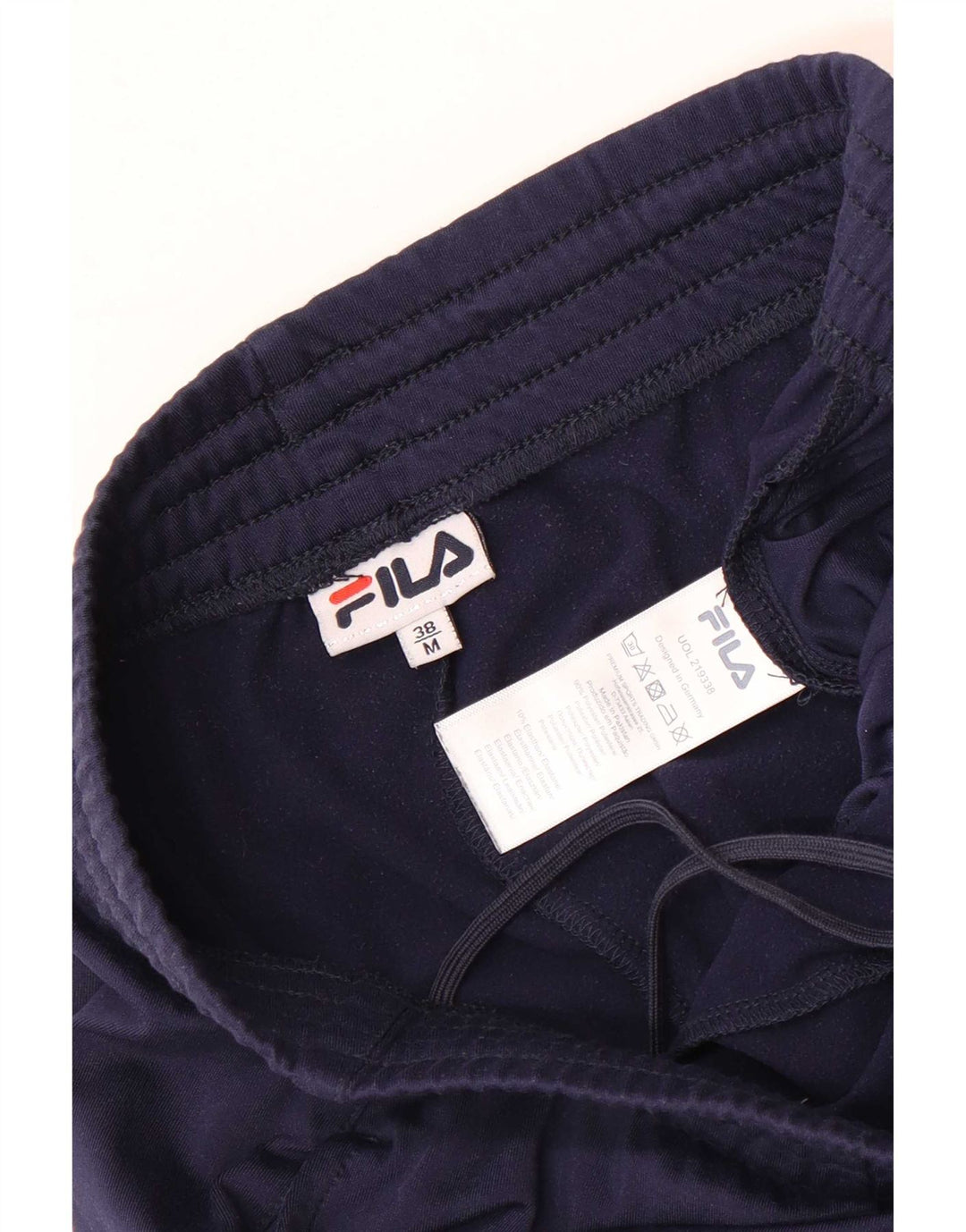 Fila Mens Tracksuit Trousers Medium  Navy Blue Polyester