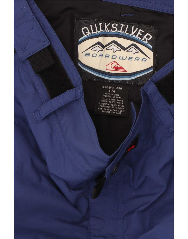 Quiksilver Mens Ski Trousers Large Blue Nylon