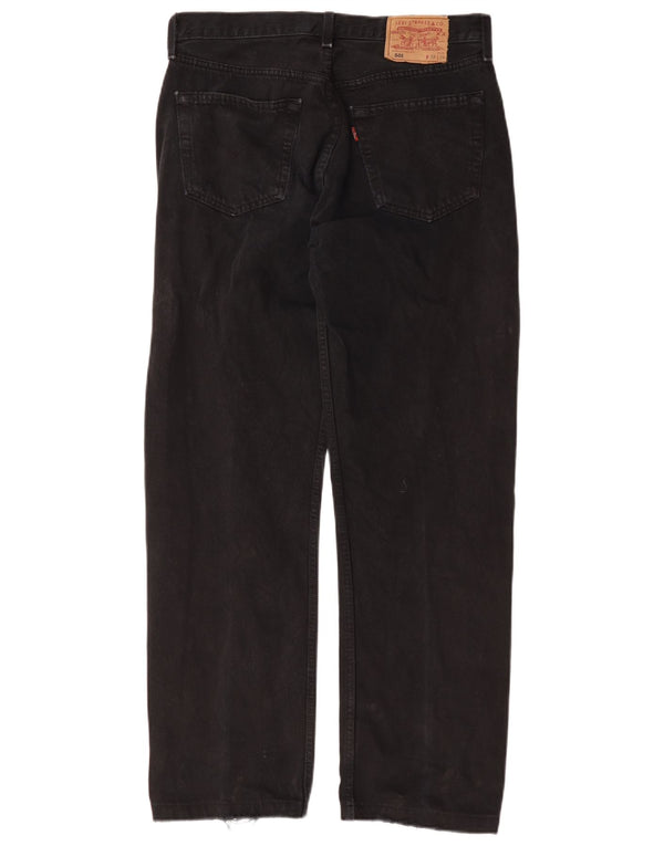 Levi's Womens 501 W32 L29 Sort bomuld