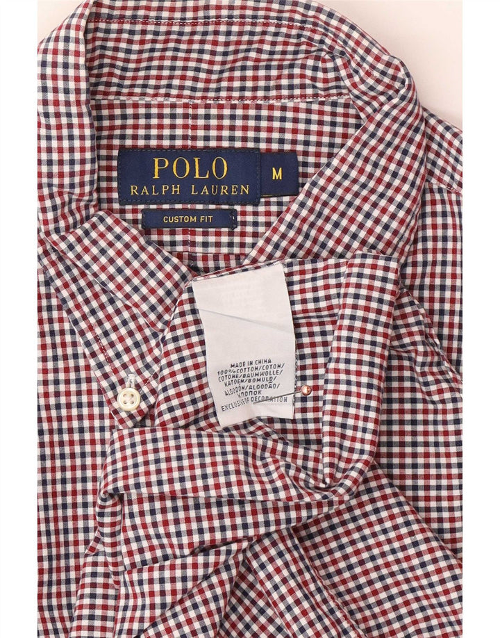 Polo Ralph Lauren Mens Custom Fit Shirt Medium Multicoloured Gingham Cotton