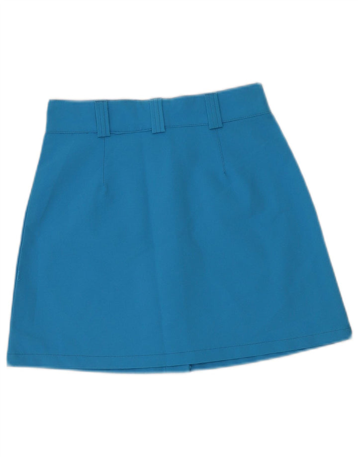 Calvin Klein Damen Minirock W26 Small Blau Polyester