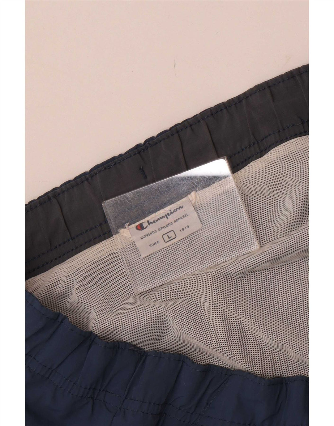 Pantaloncini da bagno da uomo Champion grandi blu navy