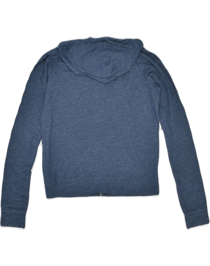 JACK WILLS Womens Oversized Zip Hoodie Sweater UK 8 Small Navy Blue | Vintage | Thrift | Second-Hand | Used Clothing | Messina Hembry 