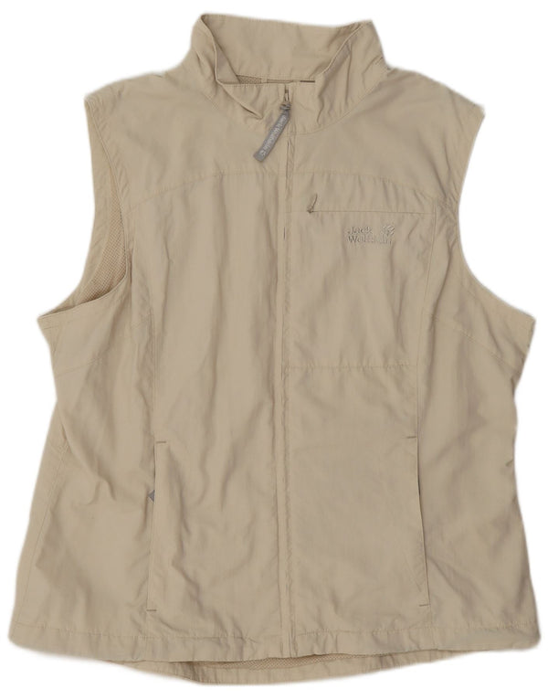 Jack Wolfskin Chaleco utilitario para mujer ES 22/24 3XL Poliamida beige