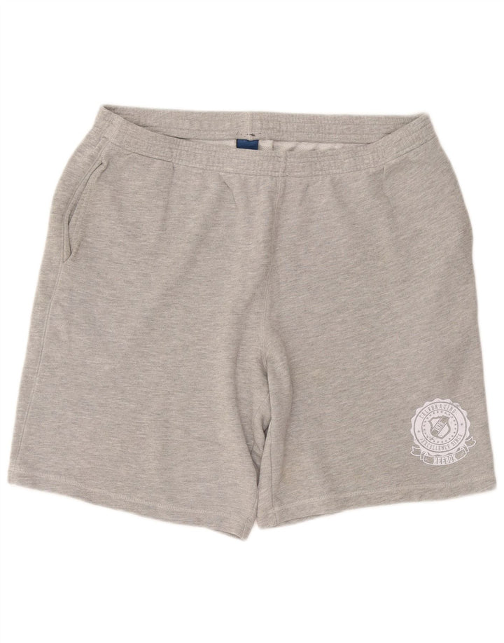REEBOK Herre Sportshorts 2XL Grå Bomuld