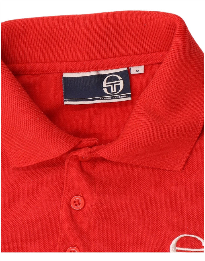 Sergio Tacchini Mens Polo Shirt Medium Red