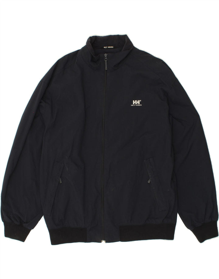 HELLY HANSEN Høj bomberjakke til mænd UK 42 XL Marineblå Polyester
