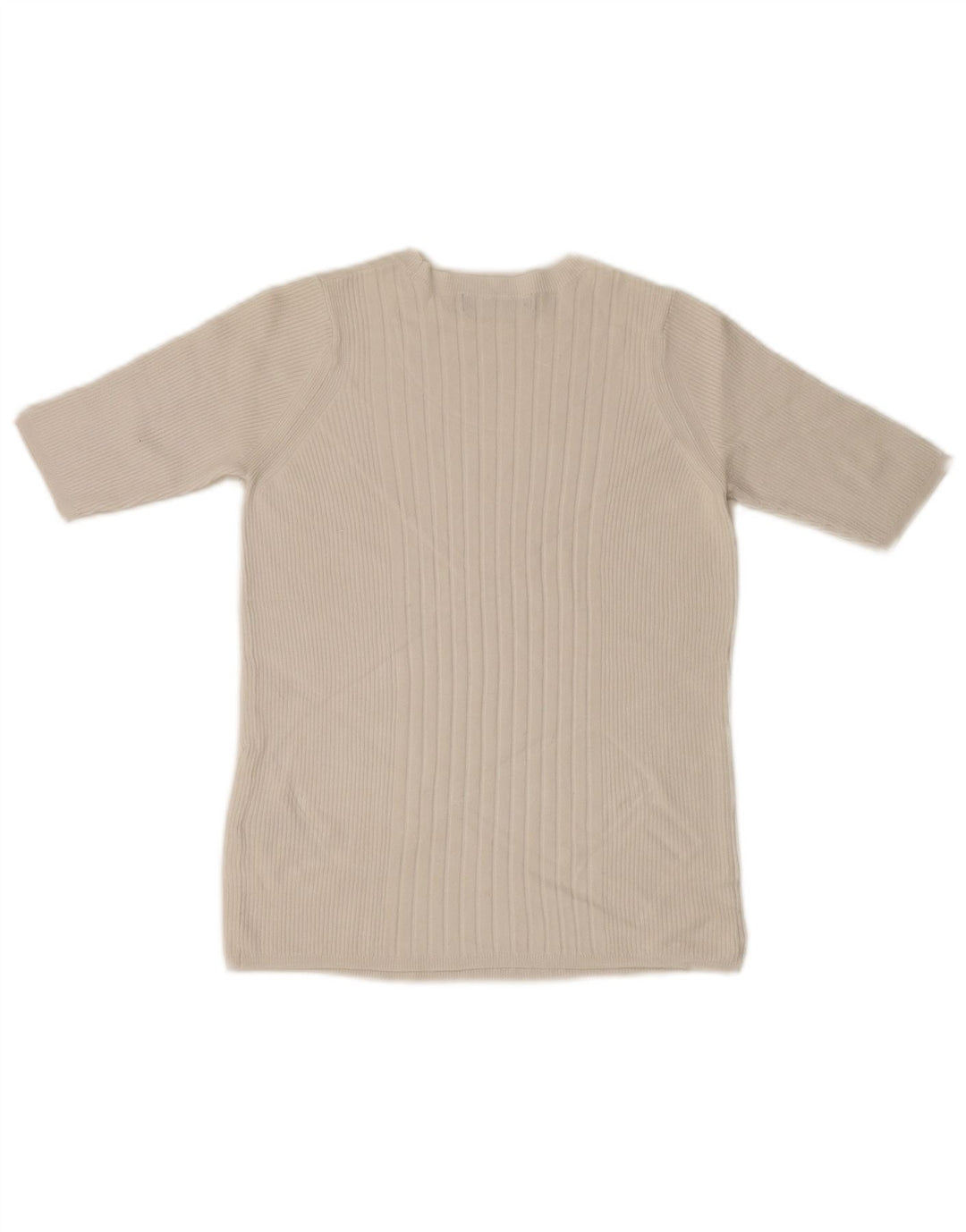 Marks & Spencer Dame Boat Neck Jumper Sweater UK 12 Medium White