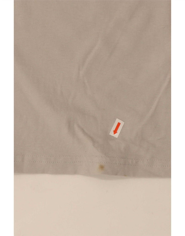 Puma Mens Graphic T-Shirt Top Medium Grey Cotton