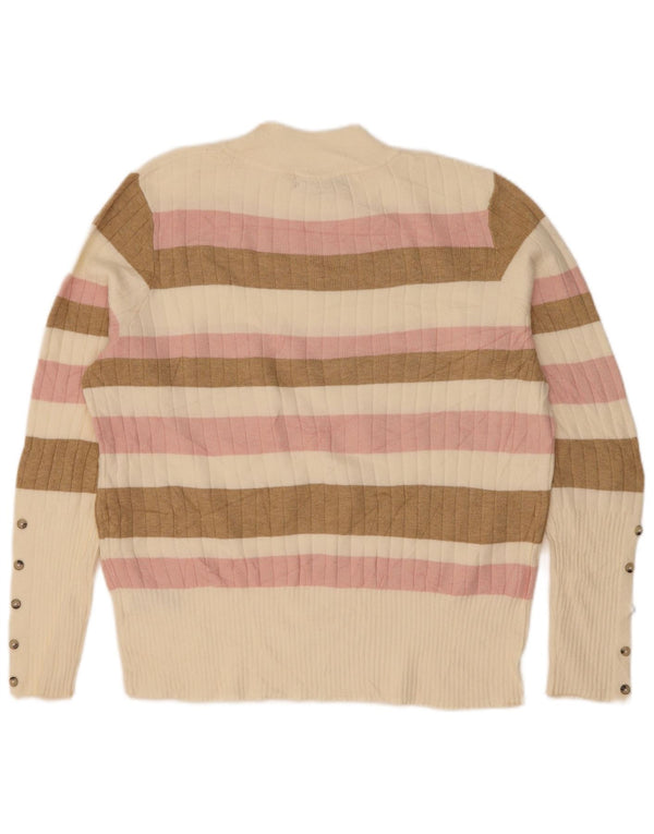 Marks & Spencer Womens Turtle Neck Jumper Sweater UK 16 Large Multicoloured