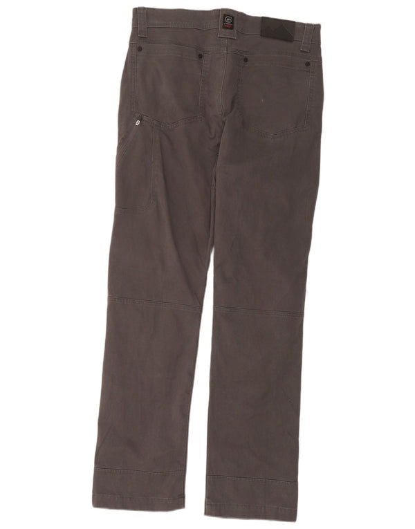 Wrangler Mens Straight Cargo nadrág W34 L32 szürke pamut