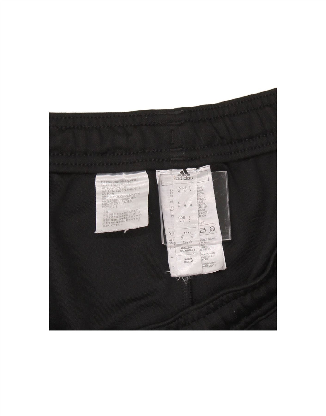 ADIDAS Mens Tracksuit Trousers Medium  Black Polyester Vintage Adidas and Second-Hand Adidas from Messina Hembry 