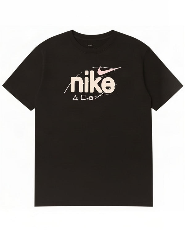 T-shirt grafica da uomo Nike Top Large Nero Poliestere