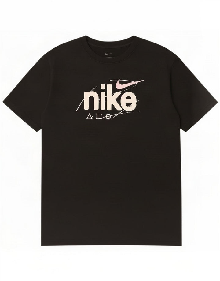 T-shirt grafica da uomo Nike Top Large Nero Poliestere